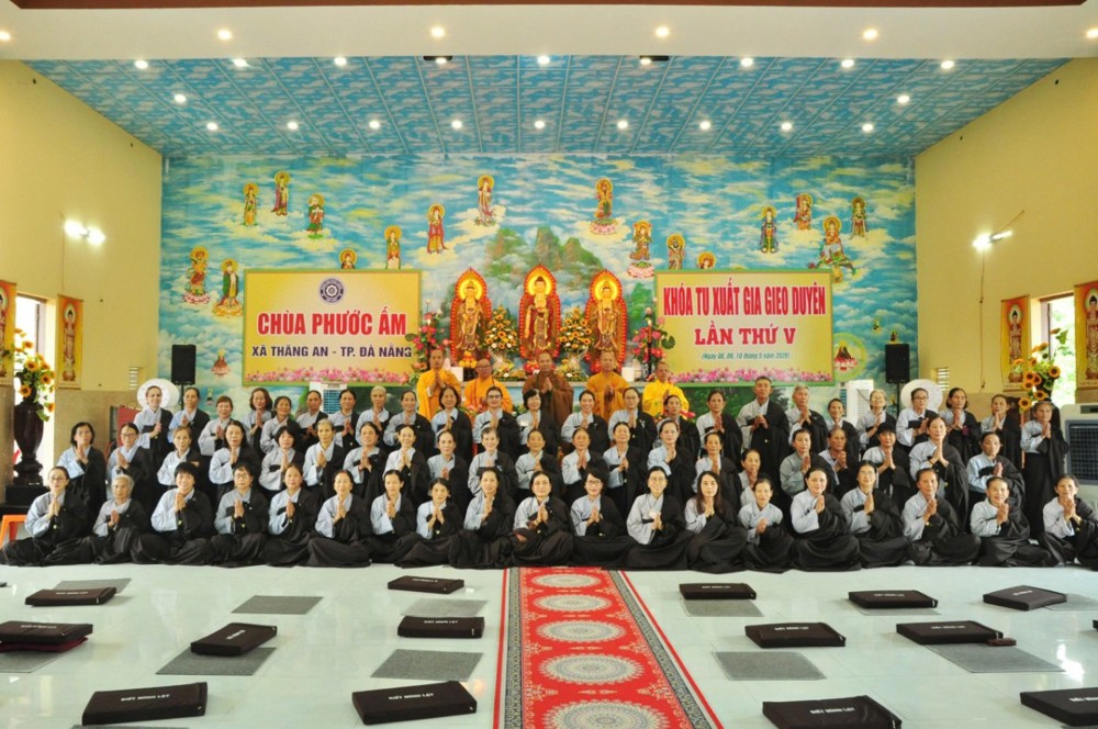 Đà Nẵng: HÀNH GIẢ XUẤT GIA GIEO DUYÊN LẦN THỨ 5 TẠI CHÙA PHƯỚC ẤM