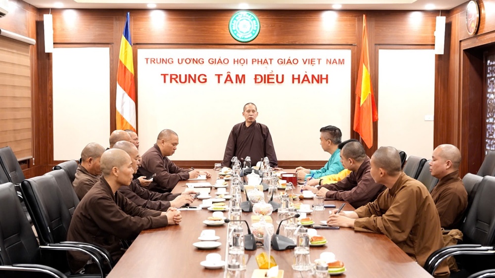 Văn phòng Trung ương Giáo hội họp bàn công tác chuẩn bị Đại lễ Phật đản PL.2570 tại Chùa Quán Sứ