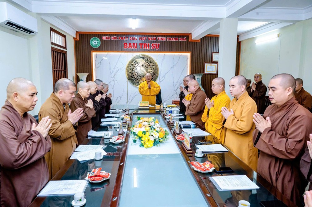 Thanh Hóa: Ban Thường trực Ban Trị sự Phật giáo tỉnh họp chuẩn bị tổ chức Đại hội lần thứ IX