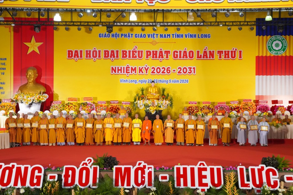 Vĩnh Long: Trang nghiêm phiên làm việc đầu tiên hướng đến Đại hội Đại biểu Phật giáo tỉnh lần thứ I, nhiệm kỳ 2026 – 2031