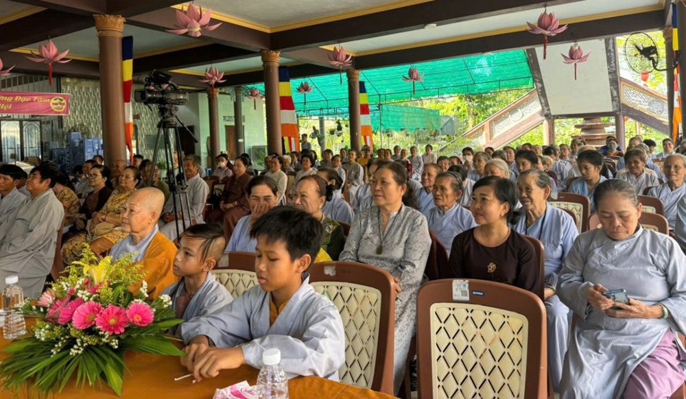 Đồng Nai: Gần 200 Phật tử tham dự khóa tu “Một ngày an lạc” lần thứ 146 tại chùa Phước Điền