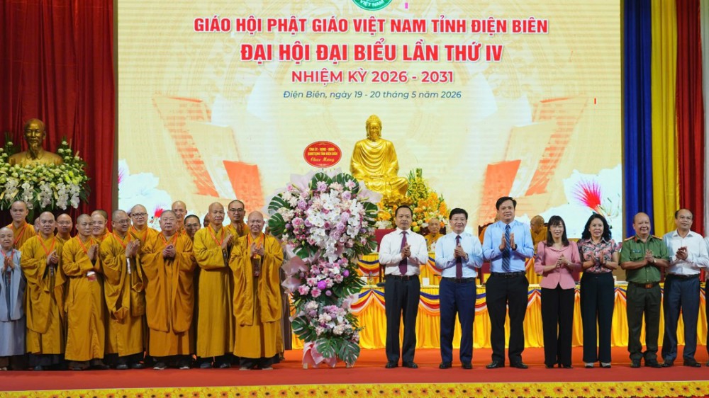 Điện Biên: Lãnh đạo tỉnh Điện Biên gặp mặt, chúc mừng Đại hội Phật giáo tỉnh lần thứ IV