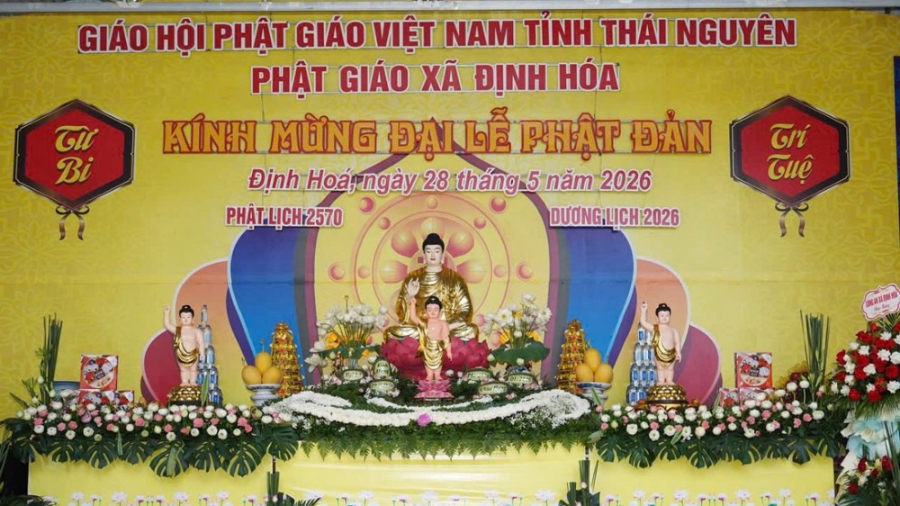 Thái Nguyên: Chùa Hang Định Hóa trang nghiêm tổ chức Đại lễ Phật đản PL.2570 – DL.2026