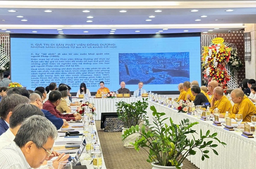 Đà Nẵng: Hội thảo khoa học quốc gia về nghiên cứu, bảo tồn và phát huy giá trị di sản văn hóa Phật viện Đồng Dương