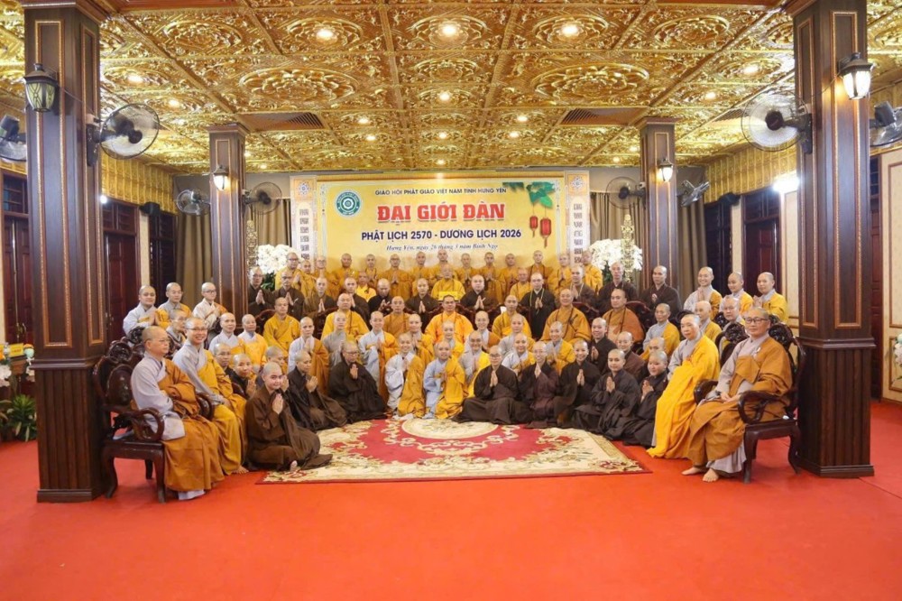 59 giới tử được thụ giới tại Đại giới đàn tỉnh Hưng Yên năm 2026