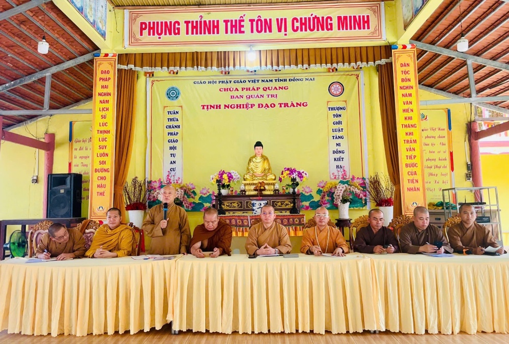 Ban Trị sự Phật giáo TP. Đồng Nai triển khai công tác An cư kiết hạ PL.2570 tại Khu vực IX