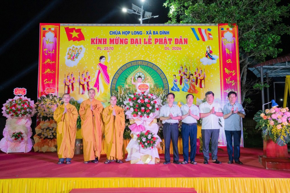 Thanh Hóa: Chùa Hợp Long trang nghiêm tổ chức Đại lễ Phật đản PL.2570