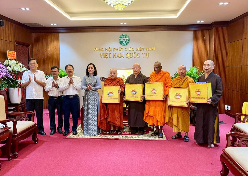 TP.HCM: Họp mặt các vị chức sắc Phật giáo là Ủy viên Ủy ban Trung ương MTTQ Việt Nam cư trú trên địa bàn thành phố