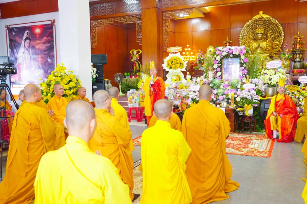 Đồng Nai: Trang nghiêm Lễ Tưởng niệm lần thứ 23 cố Thượng tọa Thích Thiện Tráng viên tịch tại Chùa Viên Giác, phường Tam Hiệp