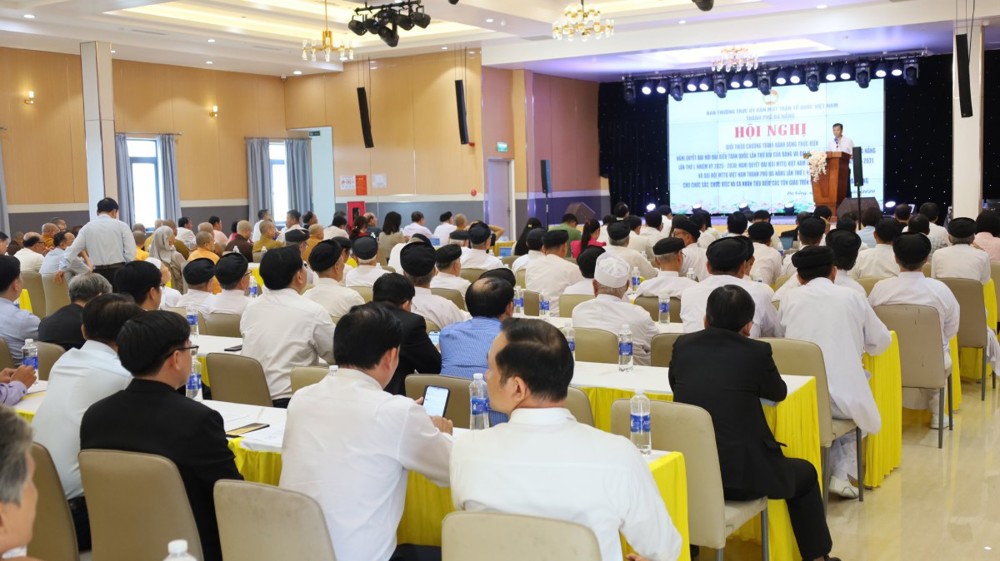 Đà Nẵng: Khai mạc hội nghị giới thiệu Chương trình hành động thực hiện các Nghị quyết Đại hội Đảng và Đại hội MTTQ Việt Nam cho chức sắc tôn giáo