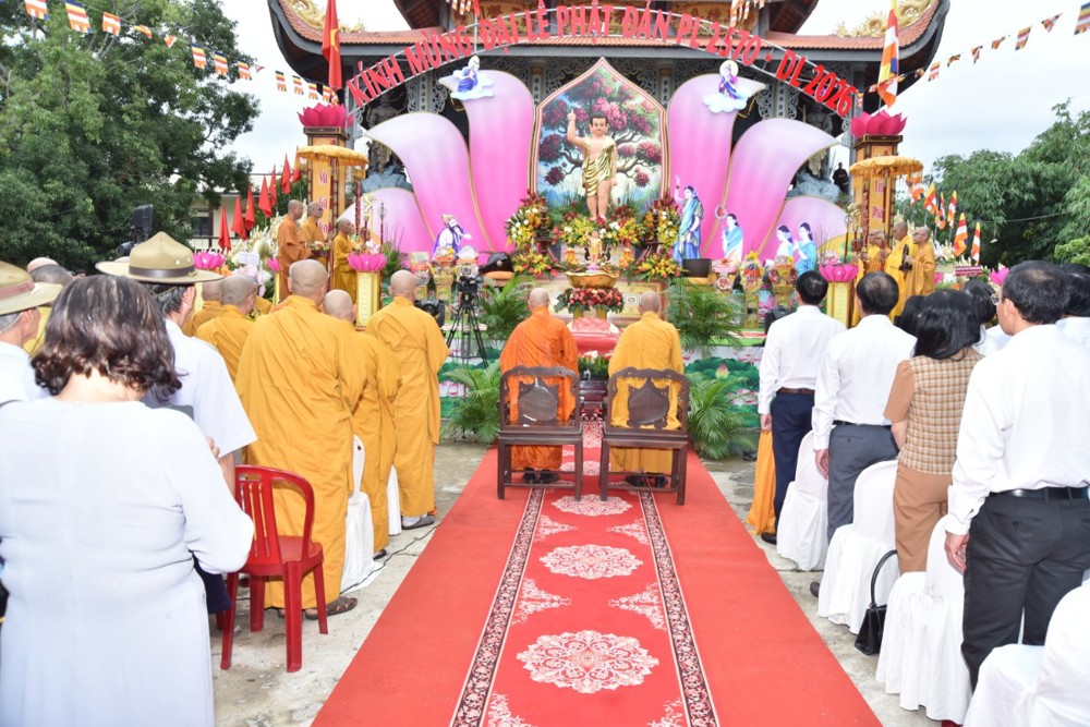 Khánh Hòa: Ban Trị sự GHPGVN tỉnh (khu vực Nam Khánh Hòa) long trọng tổ chức Đại lễ Phật đản PL. 2570 - DL. 2026