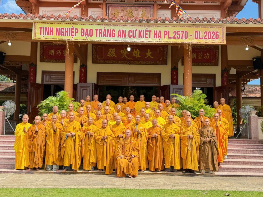 Gia Lai: Trường hạ Tổ đình Thiên Đức trang nghiêm tác pháp An cư kiết hạ PL.2570 – DL.2026