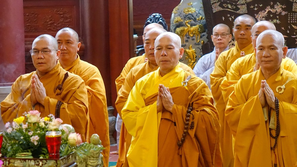 Quảng Ngãi: Chư Tăng Ni Văn phòng 2 trang nghiêm tác pháp An cư kiết hạ PL.2570 tại chùa Huệ Chiếu