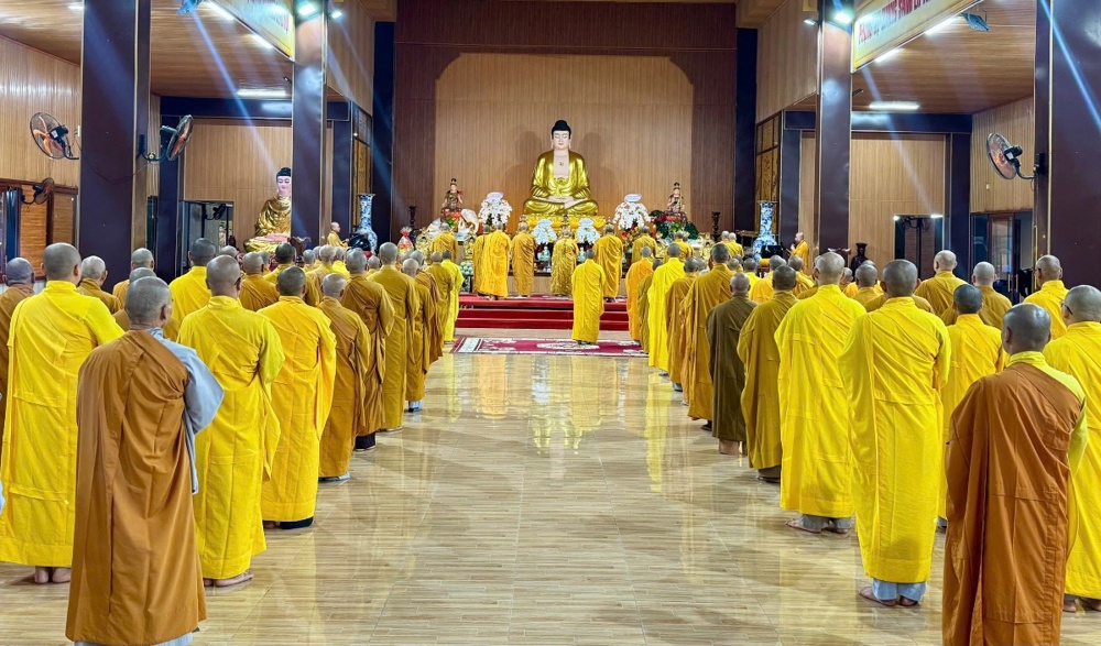 Đồng Nai: Chư Tăng trường hạ chùa Tỉnh Hội, phường Trấn Biên tác pháp đối thú an cư