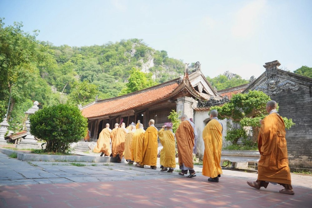 Lễ tác pháp An cư tại Hạ trường Chùa Thầy