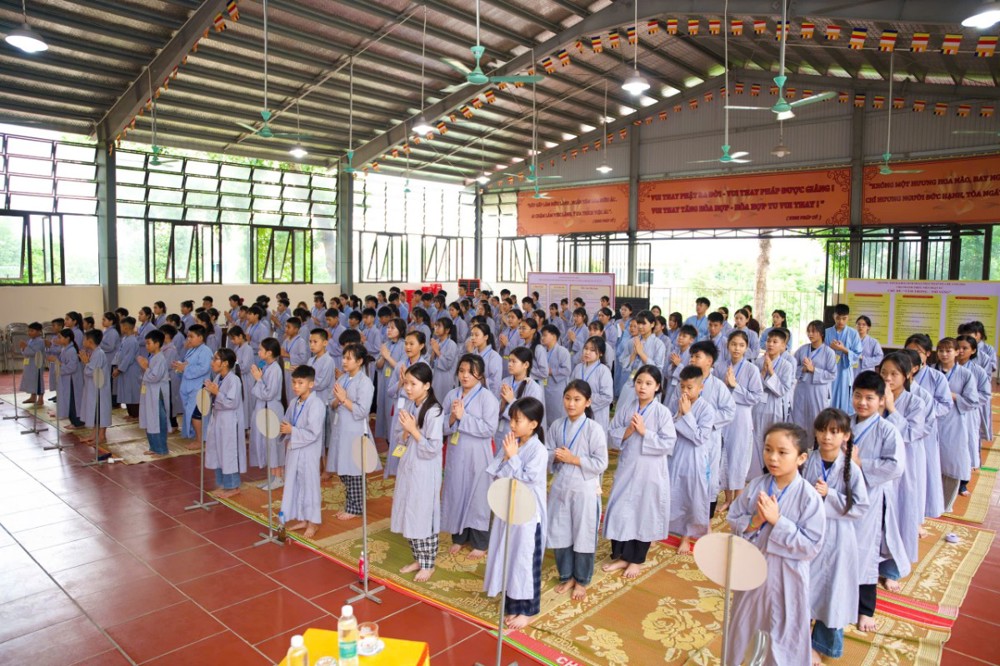 Phú Thọ: Khai mạc Khóa sinh hoạt Phật pháp mùa Hè tại chùa Linh Quang