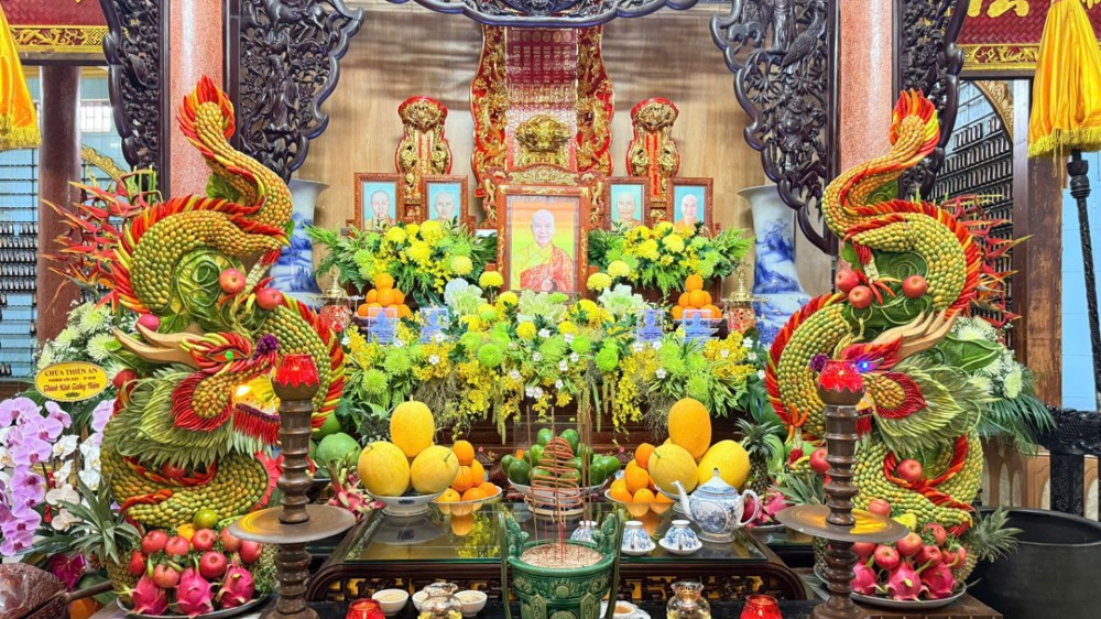 TP.HCM: Tổ đình chùa Vạn Thọ trang nghiêm tổ chức Đại lễ húy kỵ cố Trưởng lão Hòa thượng Thích Thanh Sơn