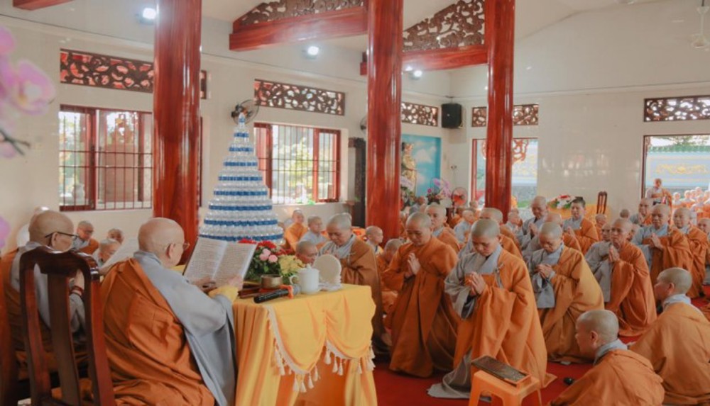 Đồng Nai: Đạo tràng An cư kiết hạ chùa Diệu Âm trang nghiêm Bố-tát định kỳ 