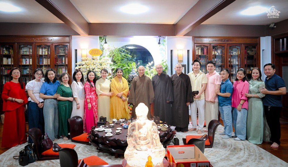 TP.HCM: Tổ chức Siddhi Philanthropic Foundation (Ấn Độ) thăm và giao lưu văn hóa tâm linh tại Tu viện Khánh An