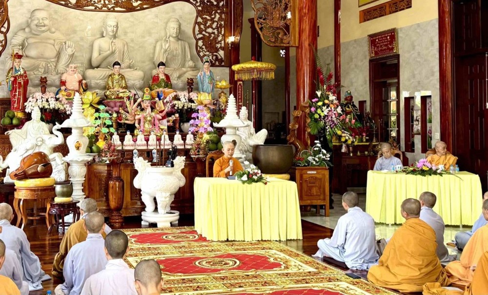 Đồng Nai: Ni sư Thích Nữ Hằng Liên thuyết giảng tại trường hạ chùa Tịnh Quảng Xá