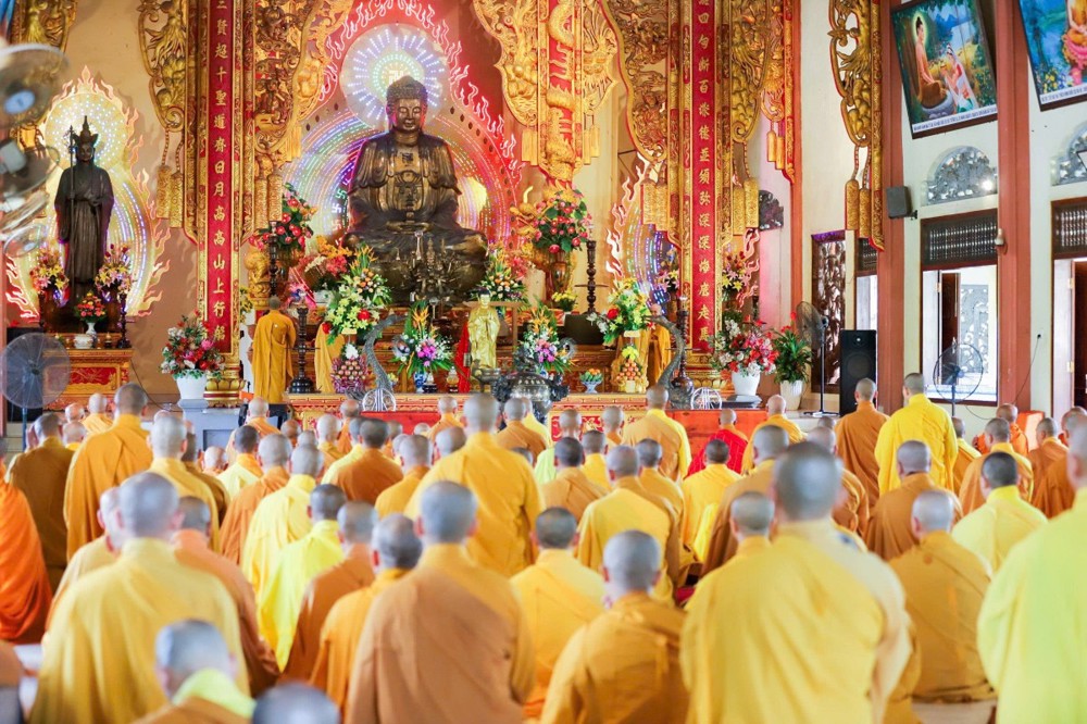 Đắk Lắk: Chư Tôn đức Tăng khu vực phía Đông trang nghiêm Lễ tác pháp An cư kiết hạ PL.2570