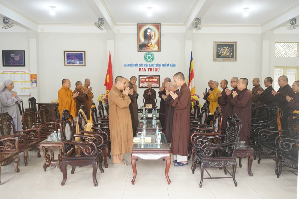 Đà Nẵng: Thường trực Ban Trị sự họp tổng kết Phật đản PL. 2570 