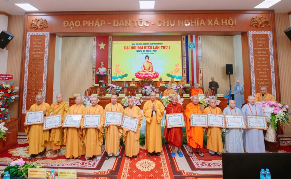 Cà Mau: Khai mạc phiên thứ nhất Đại hội Đại biểu Phật giáo tỉnh lần thứ I, nhiệm kỳ 2026-2031