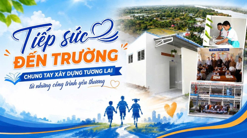 [Video] Tiếp sức đến trường: Chung tay xây dựng tương lai từ những công trình yêu thương