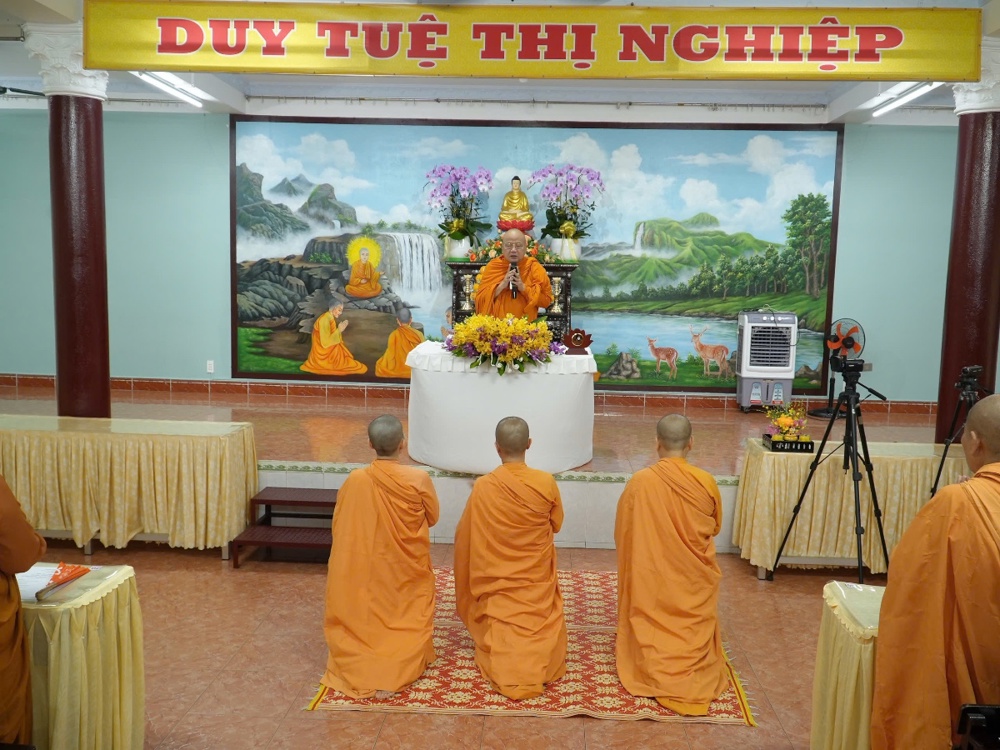 TP.HCM: Hòa thượng Thích Bửu Chánh thuyết giảng tại trường hạ tịnh xá Ngọc Phương