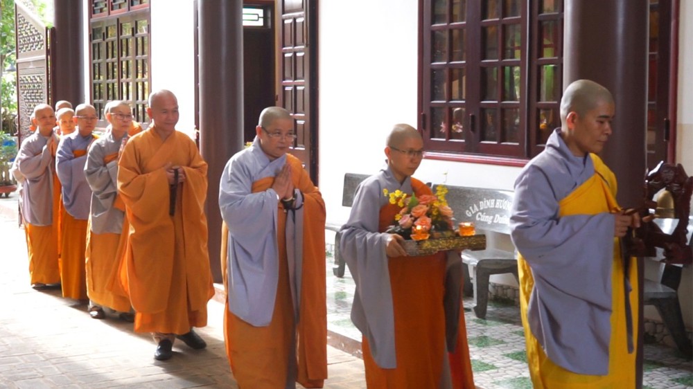 Quảng Ngãi: TT.Thích Quang Hạnh quang lâm giáo giới chư Ni hành giả an cư tại hạ trường chùa Pháp Hoa