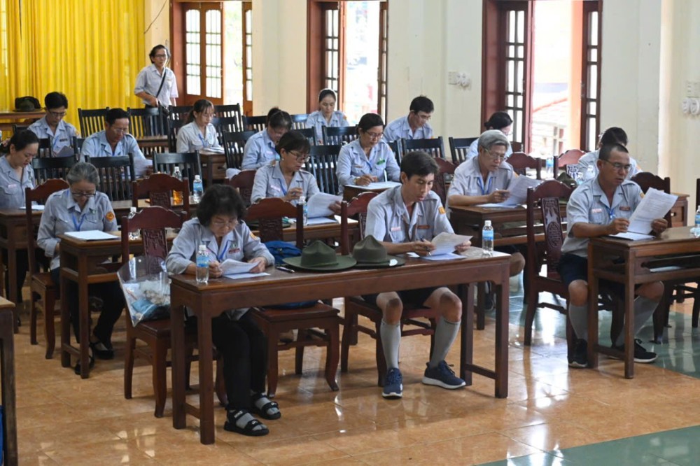 Đắk Lắk: Phân ban GĐPT tỉnh tổ chức thi kết khóa năm thứ 3 và khai khóa năm thứ 4 bậc Lực VI