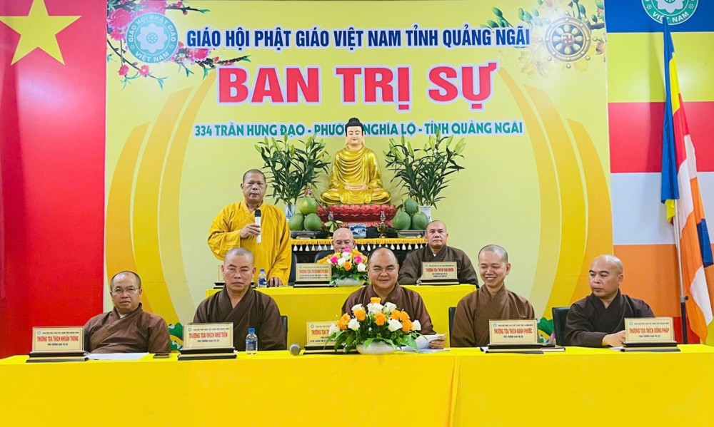 Quảng Ngãi: Ban Trị sự GHPGVN tỉnh họp mở rộng, kiện toàn nhân sự và triển khai Phật sự trọng tâm