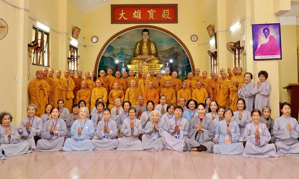 TP.HCM: Khai giảng khóa tu mùa Hạ dành cho hơn 340 Phật tử tại chùa Phật Đà