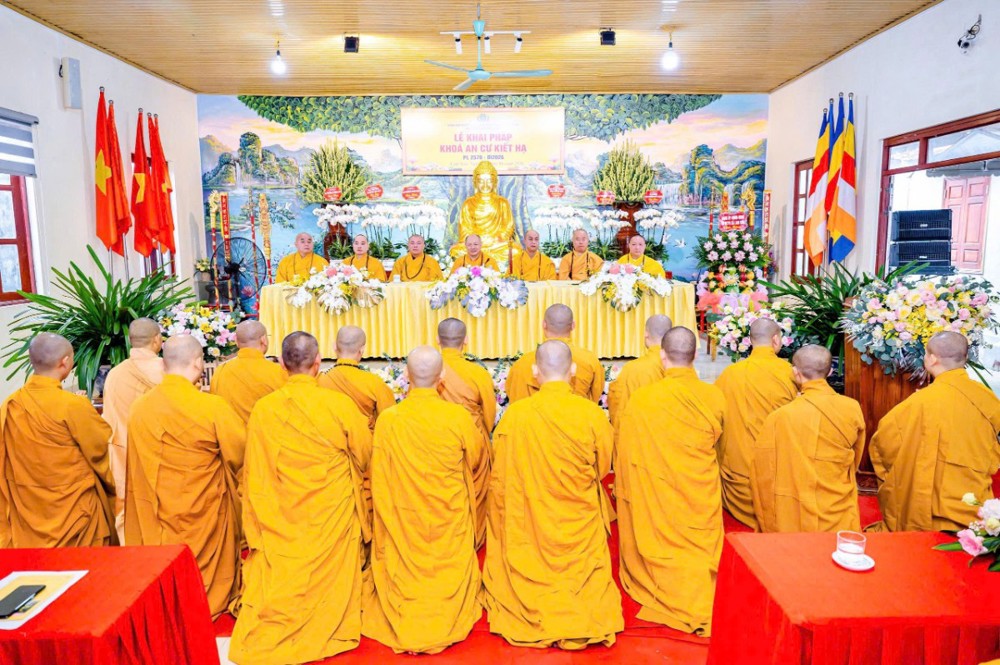 Thanh Hóa: Lễ khai pháp khóa An cư kiết hạ Phật lịch 2570 tại hạ trường chùa Linh Cảnh