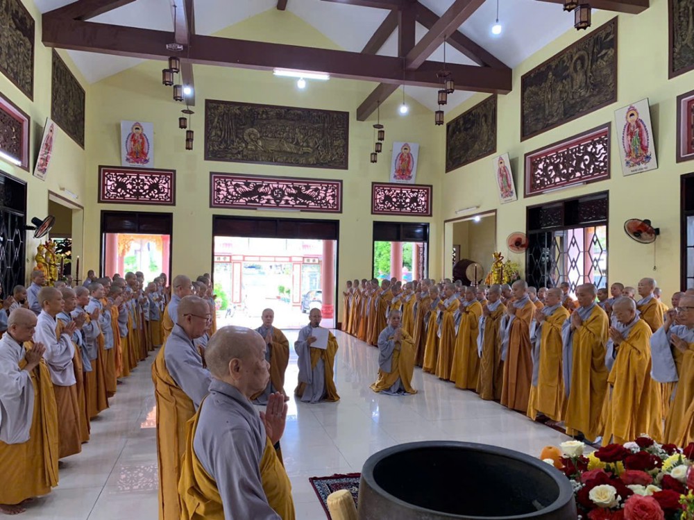 Lâm Đồng: Chư Ni liên phường Phan Thiết, Bình Thuận và xã Tánh Linh khai hạ Phật lịch 2570