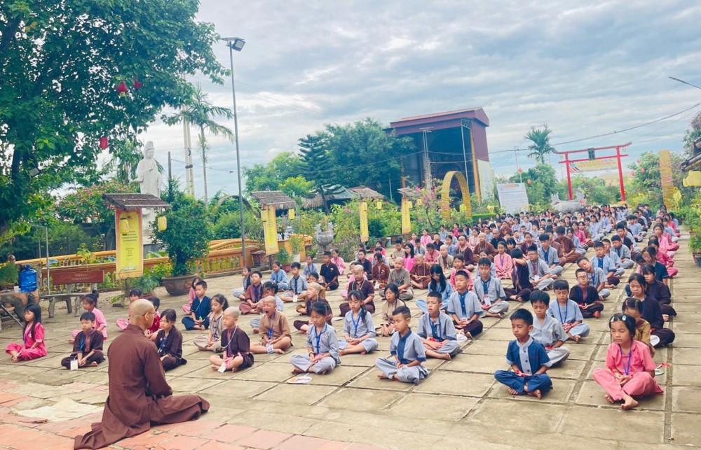 Thanh Hóa: Ngày thứ năm Khóa sinh hoạt Phật pháp mùa Hè 2026 tại chùa Đống Cao