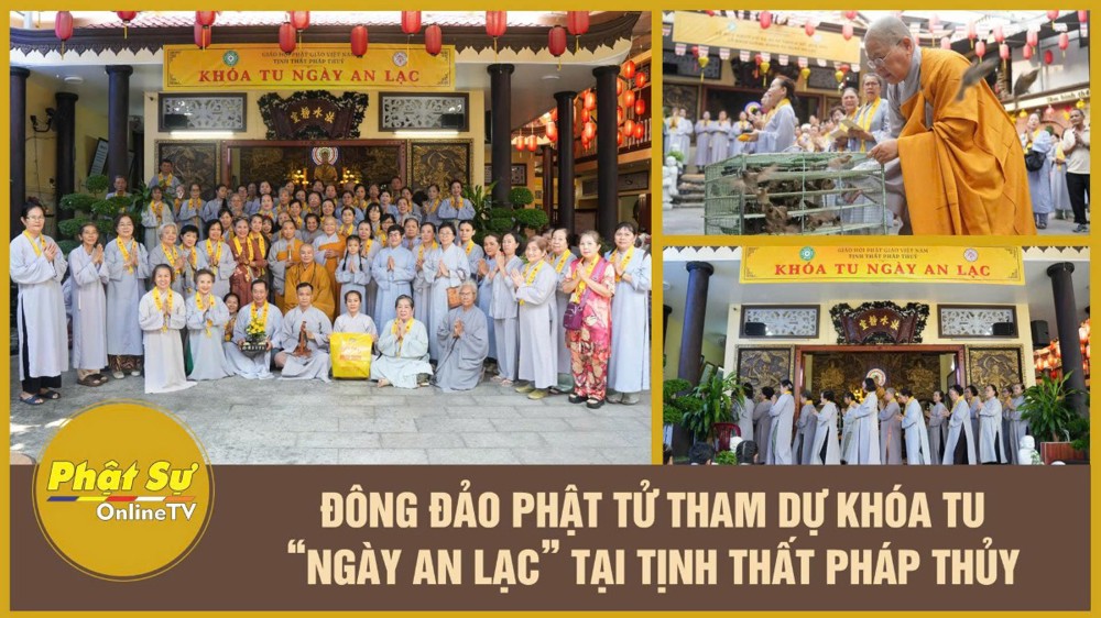 [Video] TP.HCM: Đông đảo Phật tử tham dự khóa tu “Ngày an lạc” tại Tịnh thất Pháp Thủy