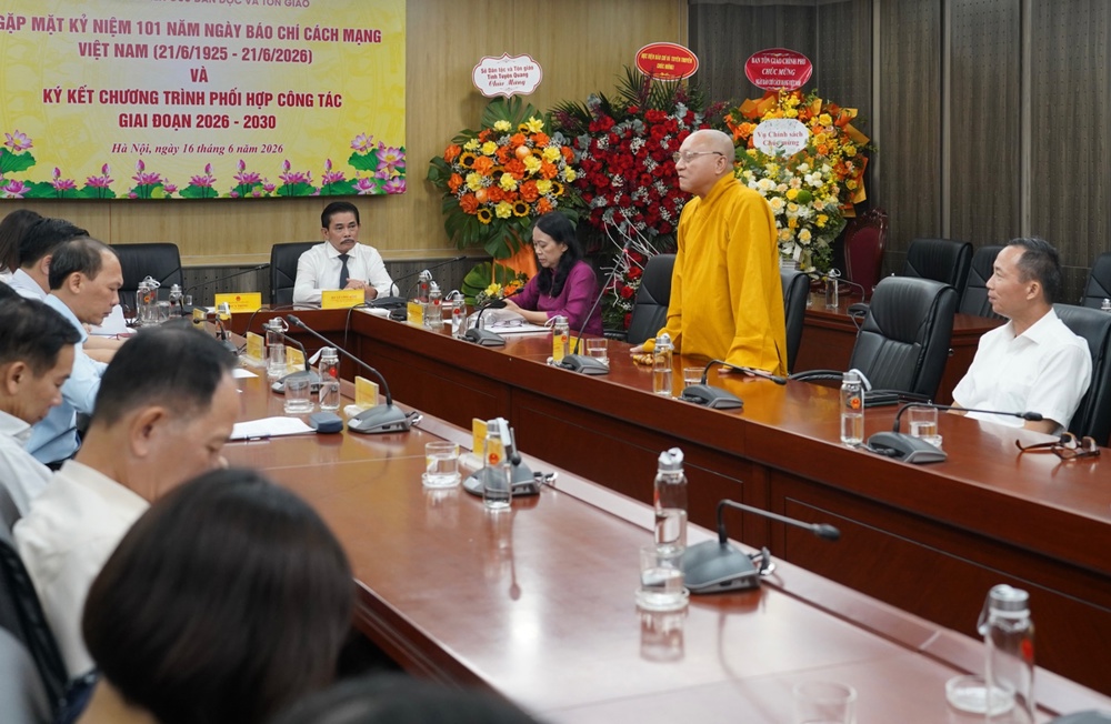 Tạp chí Nghiên cứu Dân tộc và Tôn giáo kỷ niệm 101 năm Ngày Báo chí Cách mạng Việt Nam và ký kết chương trình phối hợp công tác