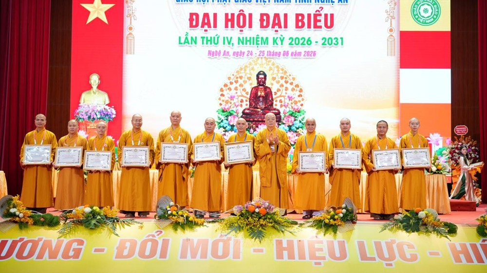 Ngày làm việc thứ nhất của Đại hội đại biểu Phật giáo tỉnh Nghệ An lần thứ IV, nhiệm kỳ 2026 - 2031