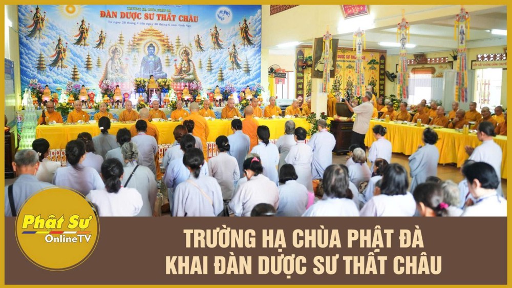 [Video] TP.HCM: Trường hạ chùa Phật Đà khai đàn Dược Sư Thất Châu