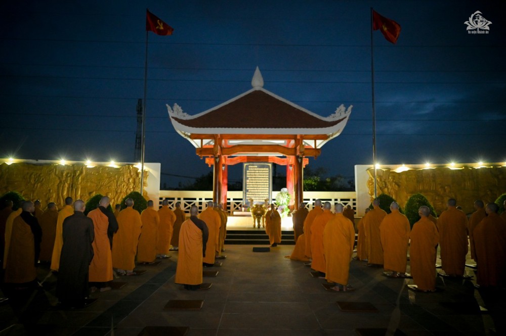 TP.HCM: Tu viện Khánh An trang nghiêm tổ chức lễ tưởng niệm các Anh hùng liệt sĩ nhân Đại lễ Phật đản PL.2570