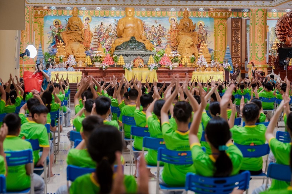 Chùa Khai Nguyên: Khai mạc Khóa tu mùa hè “Thắp sáng niềm tin” lần thứ X