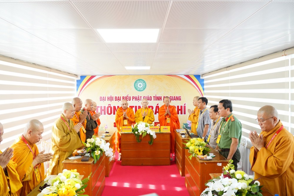 An Giang: Ban tổ chức Đại hội thông tin báo chí trước thềm Đại hội Đại biểu GHPGVN tỉnh lần thứ I, nhiệm kỳ 2026-2031
