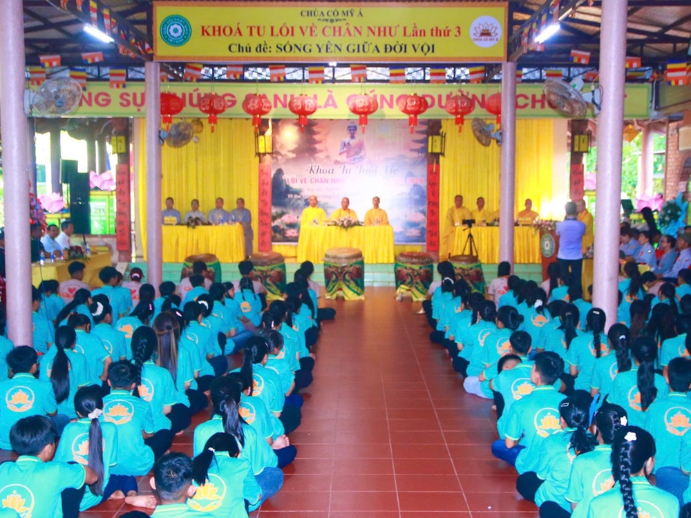 Khai mạc khóa sinh hoạt Phật pháp tuổi trẻ “Lối Về Chân Như” lần thứ III năm 2026 tại chùa Cổ Mỹ Á 