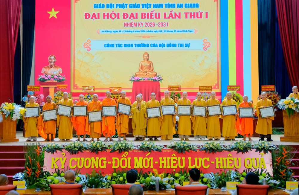 An Giang: Ngày làm việc thứ nhất Đại hội Đại biểu Phật giáo tỉnh nhiệm kỳ 2026-2031