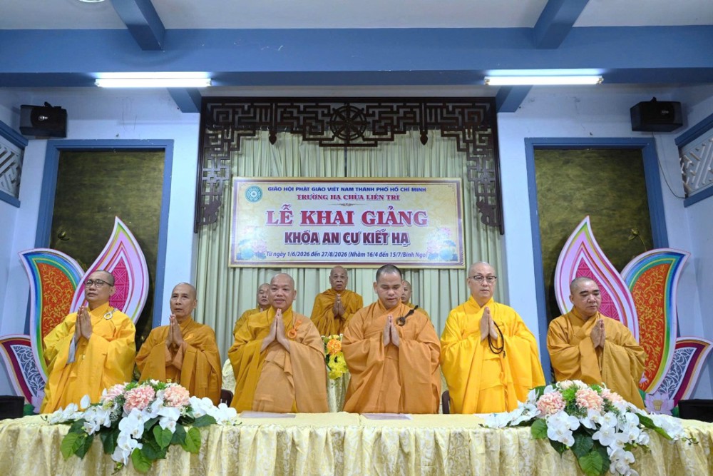 TP.HCM: Trang nghiêm khai giảng khóa An cư kiết hạ Phật lịch 2570 tại khu vực Vũng Tàu