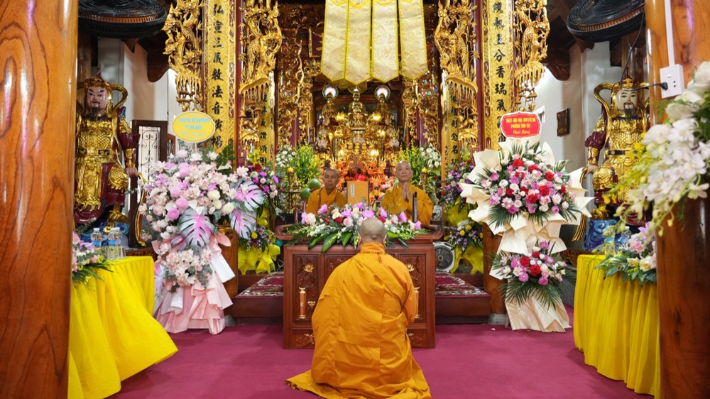 Trường hạ Thuần Nghệ trang nghiêm Khai pháp khóa an cư kiết hạ PL.2570
