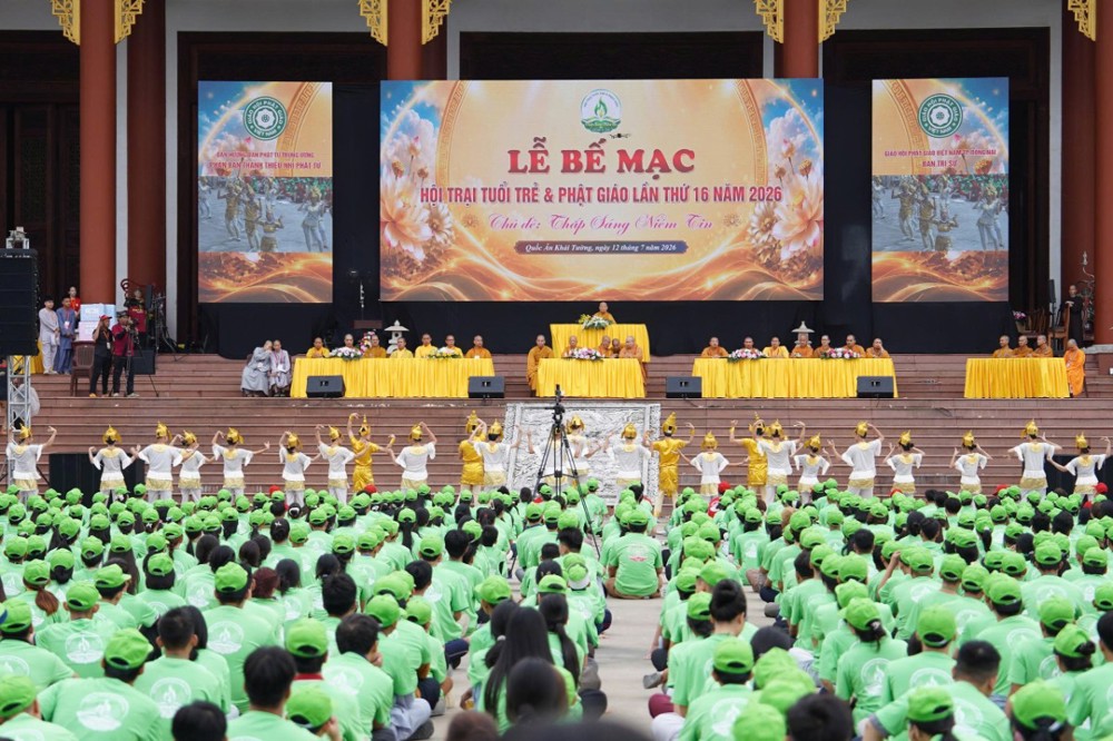 TP. Đồng Nai: Bế mạc Hội trại Tuổi trẻ & Phật giáo lần thứ XVI – Thắp sáng niềm tin, tiếp nối hành trình phụng sự