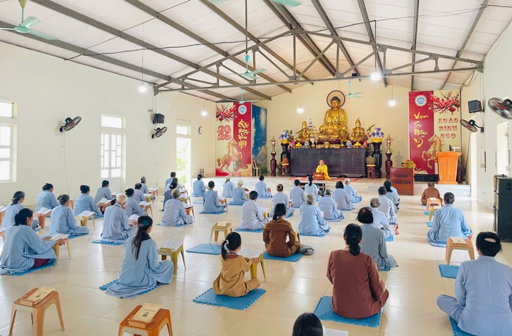 Thanh Hóa: Chùa Đống Cao tổ chức khóa cộng tu niệm Phật một ngày tháng 5 năm Bính Ngọ