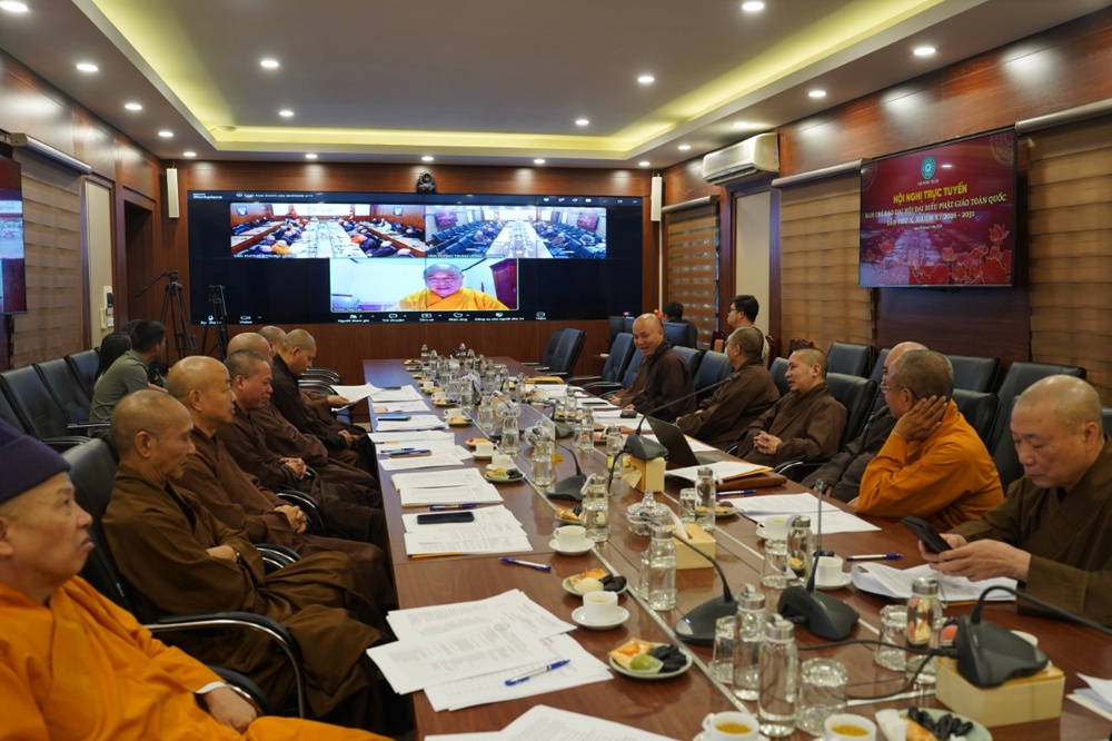 Ban Chỉ đạo Đại hội Đại biểu Phật giáo toàn quốc lần thứ X (2026 – 2031) họp phiên trực tuyến插图17